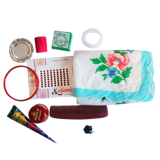 Shringaar Kit for Devi Maata / Suhaag Pitari for every festive occassion (11 Items)