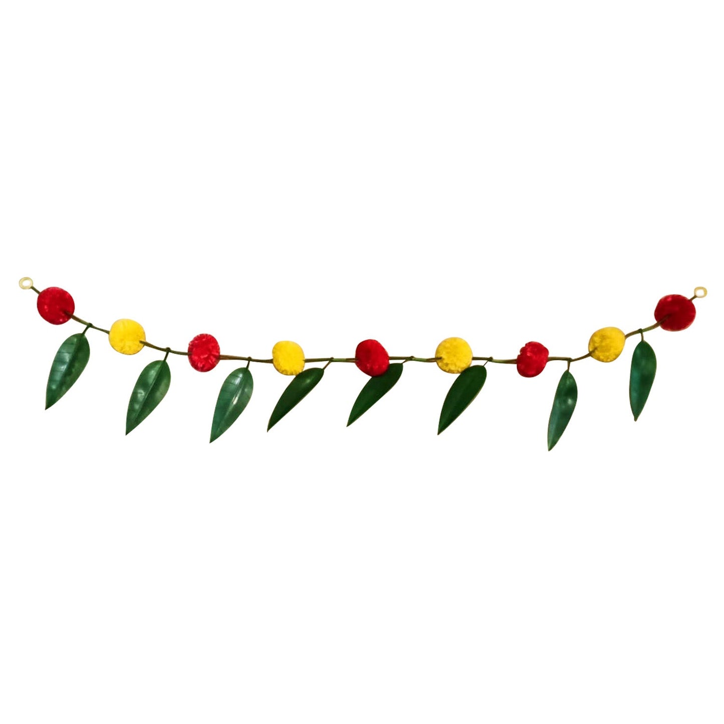 Toran Mango Leaves and Flowers Toran (50 Inches Length)