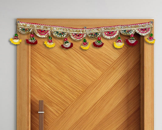 Toran Premium Gota Patti Handmade Door Hanging/ Bandarwal /Toran for Door (42 Inches)