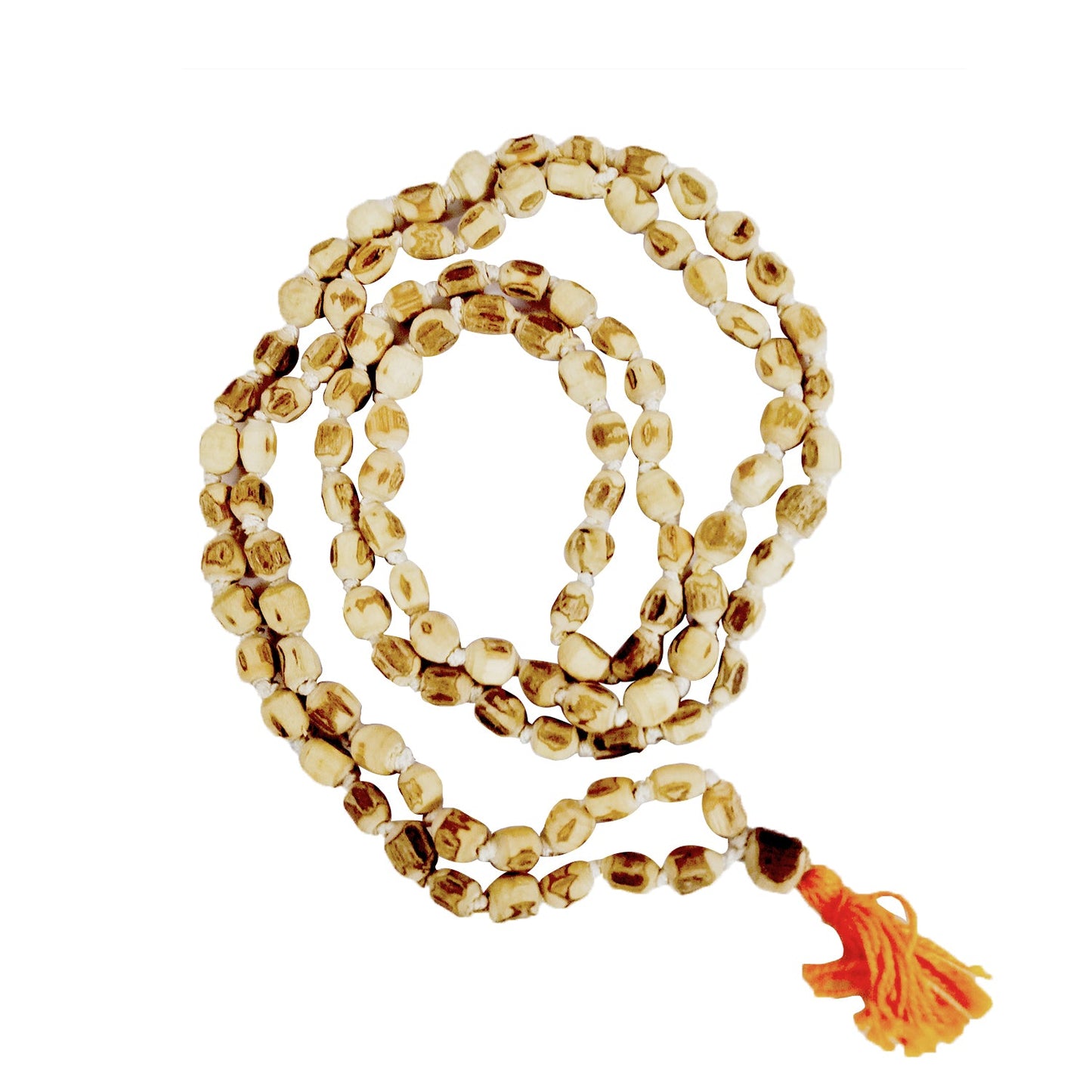 Jaap Mala Tulsi Jaap Mala, 108 Beads, Rosary Basil-Tulsi for Jaap with Free Designer Pouch