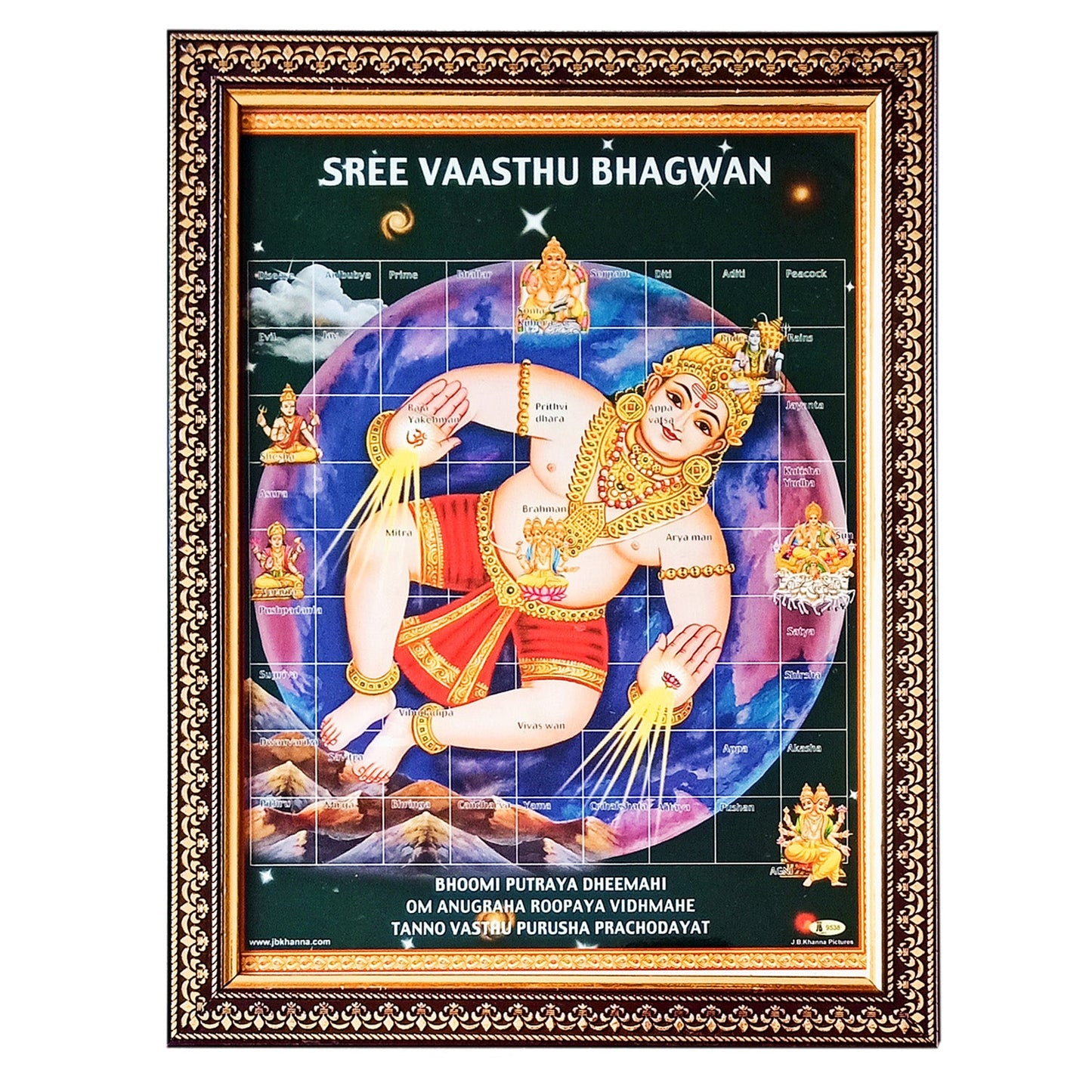 Bhagwan Vaastu Purush Photo Frame (10 Inches * 12.5 Inches)