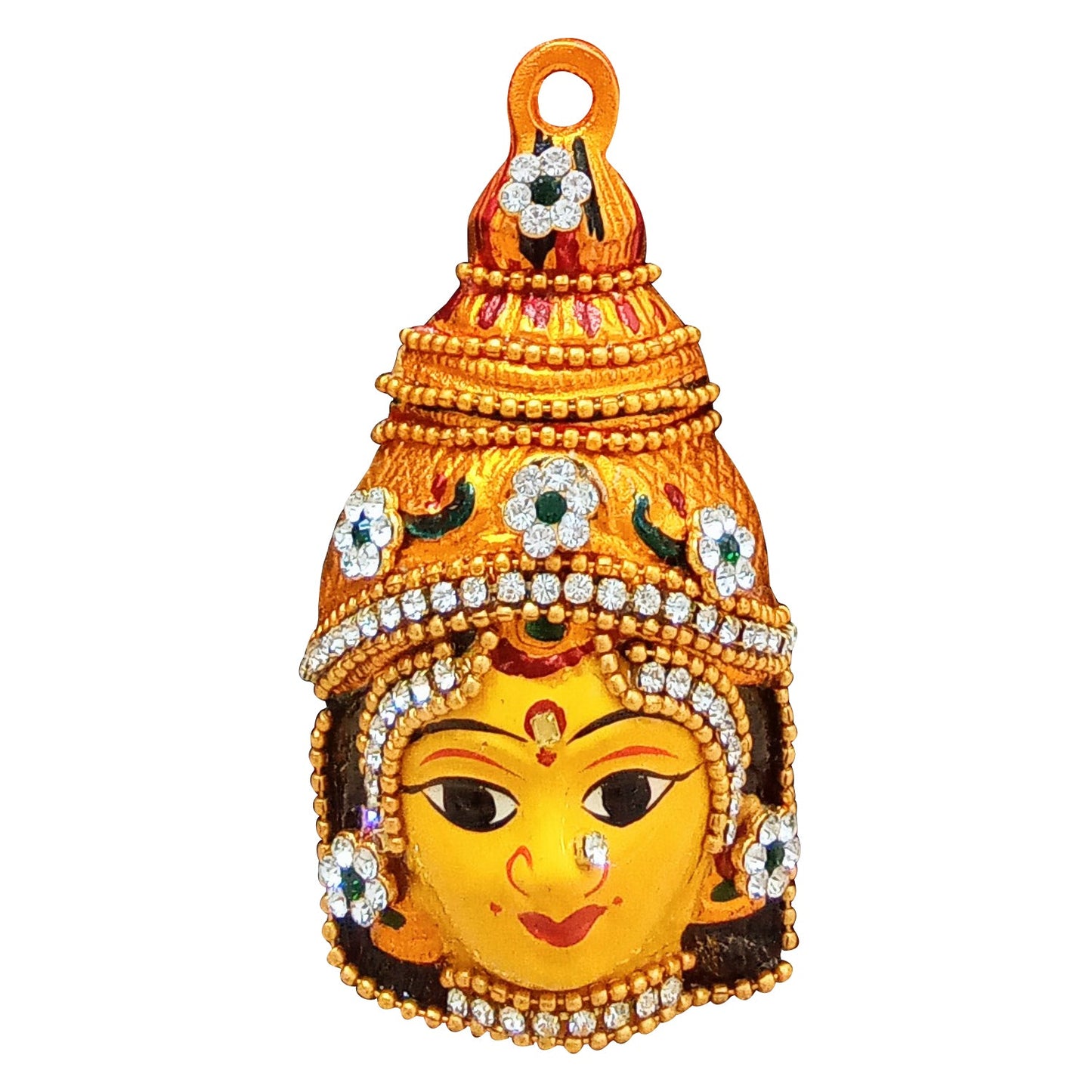 Varalakshmi Maata / Ammavari Face fully decorated for Pooja (4.5 inches)