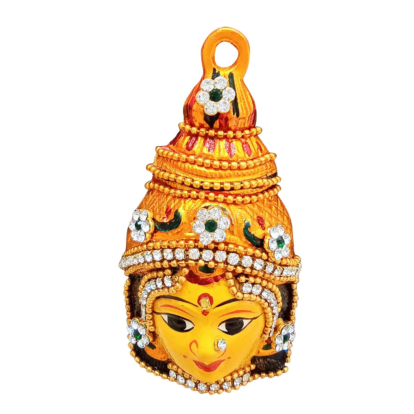 Varalakshmi Maata / Ammavari Face fully decorated for Pooja (4.5 inches)