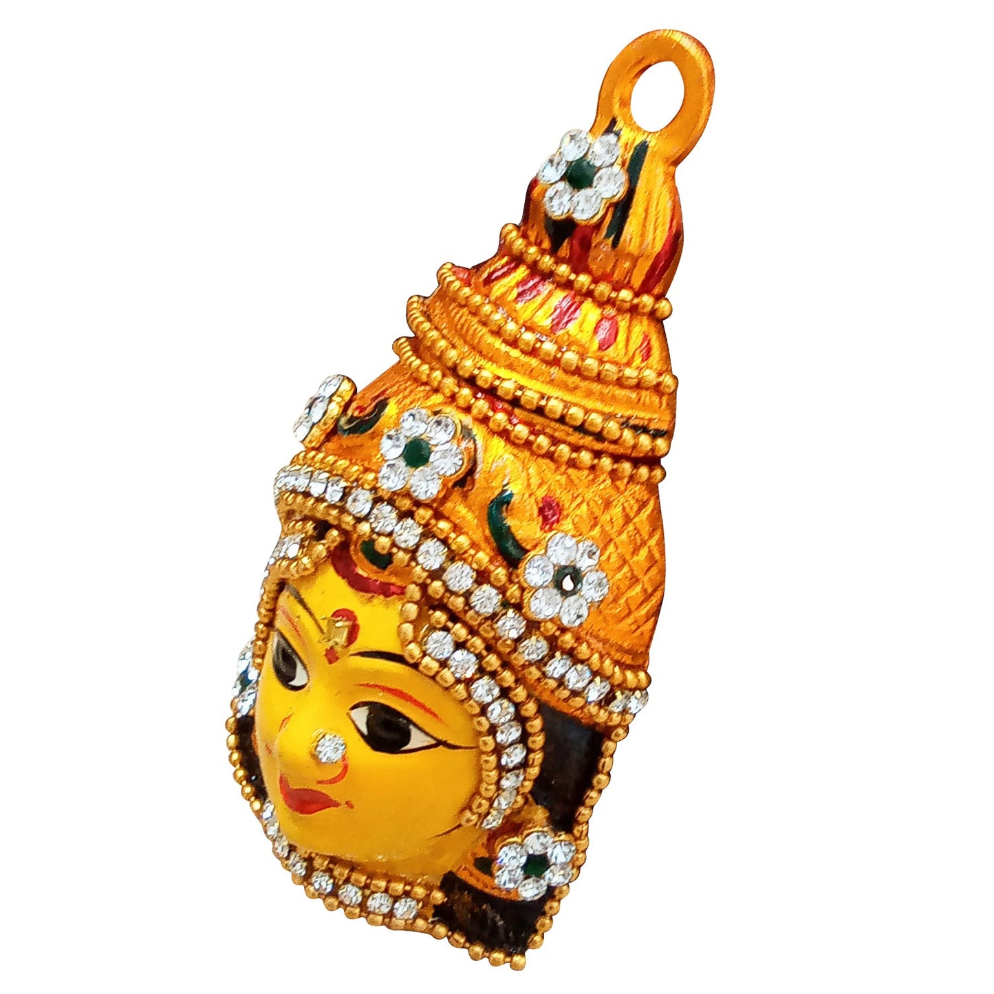 Varalakshmi Maata / Ammavari Face fully decorated for Pooja (4.5 inches)