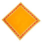 Velvet Aasan Cloth with Golden Zari Border Set in Prayer Area for Ideal Idol Placement and Rituals