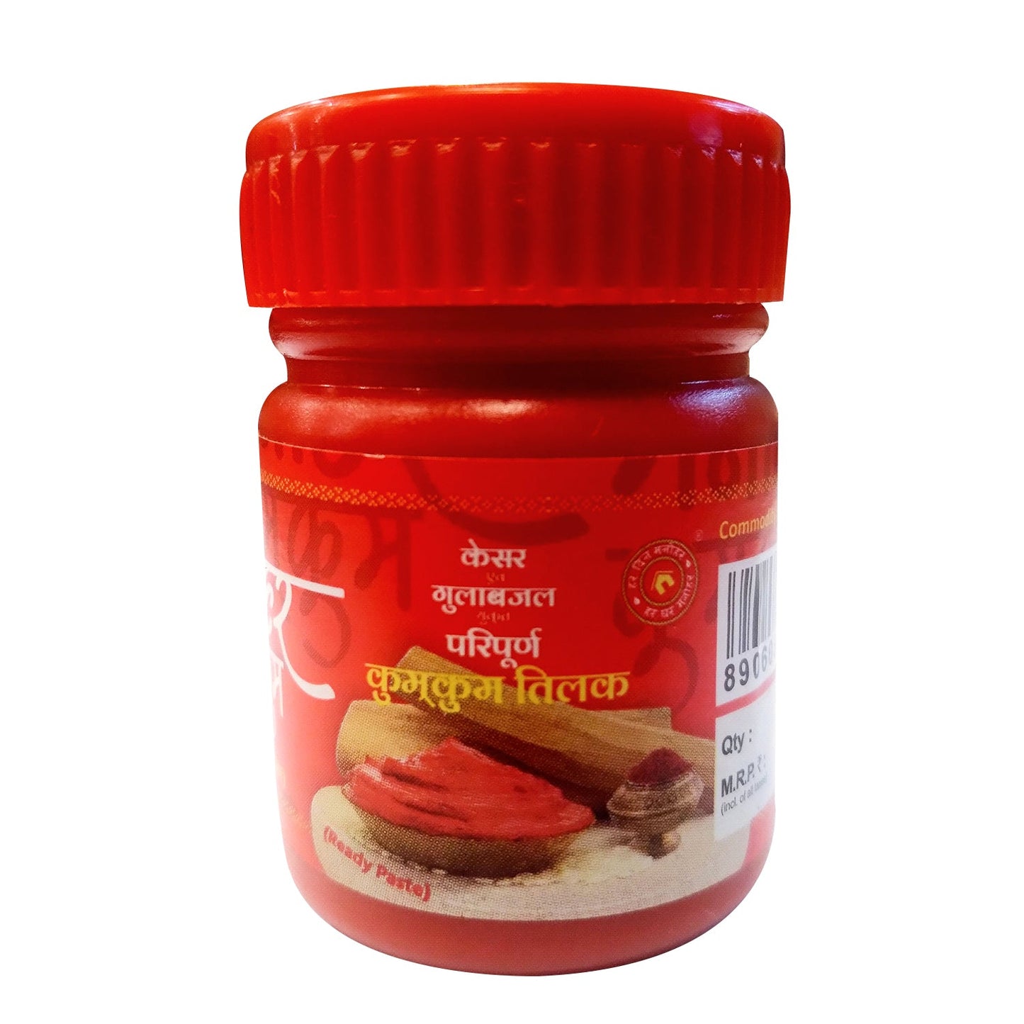 Kumkum Manohar Wet Kumkum (Paste) for Pooja - Red (30 gms)