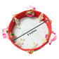 Red Decorative Karwa Chauth Sieve – Handcrafted Pooja Channi with Latkan, Ideal Gift for Newlywed Indian Brides